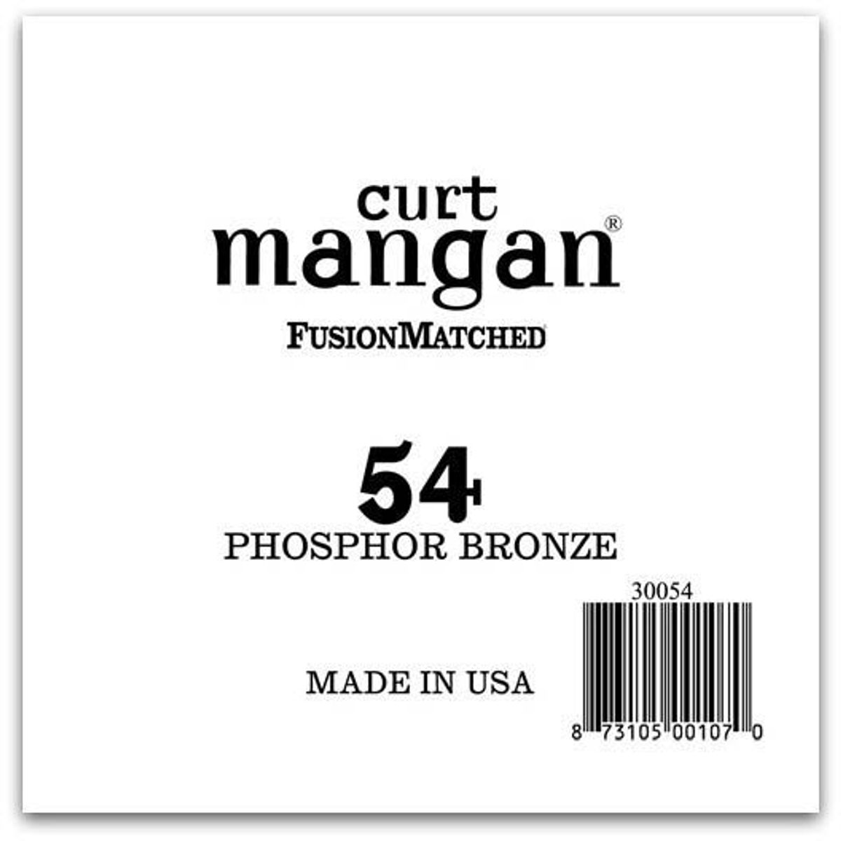 Curt Mangan 30054 løs phosphor bronze guitarstreng .054