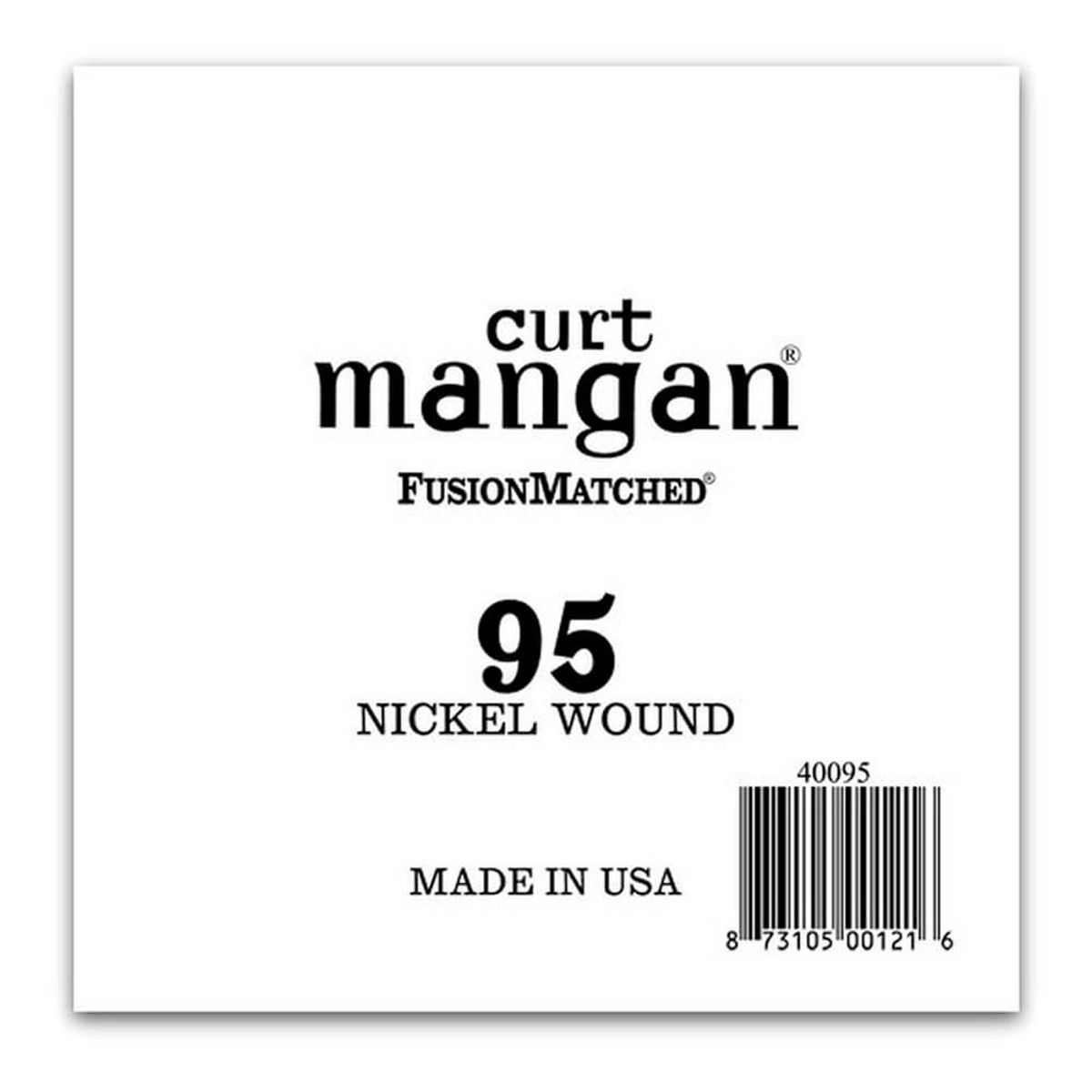 Curt Mangan 40095 Nickel Wound løs el-basstreng .095