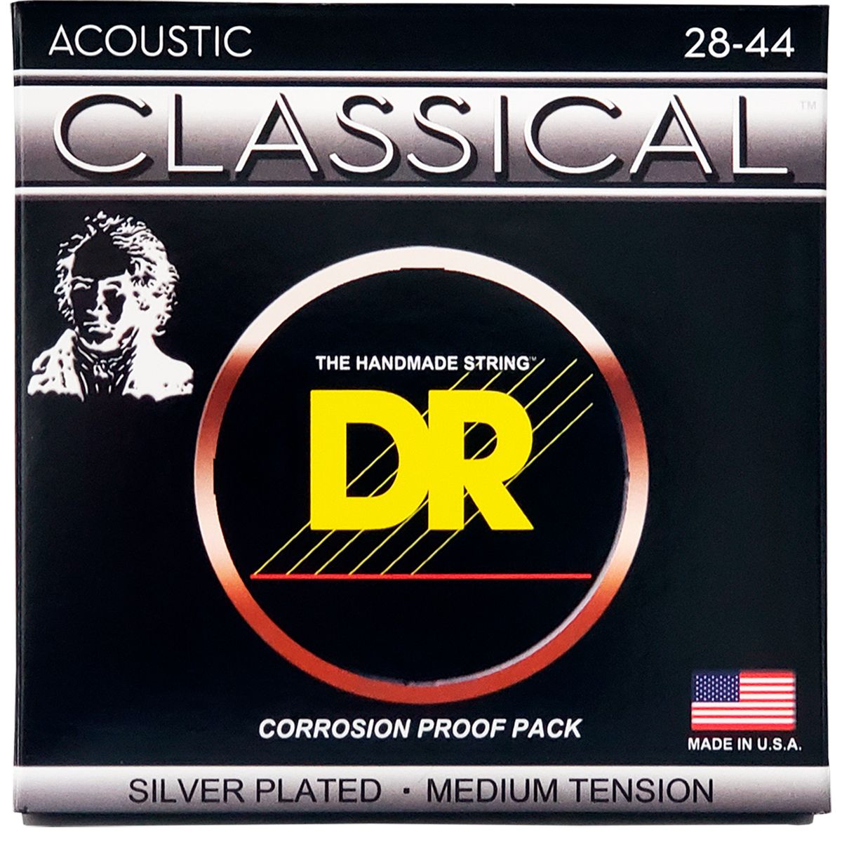 DR Strings CNM spansk guitar-strenge, medium tension