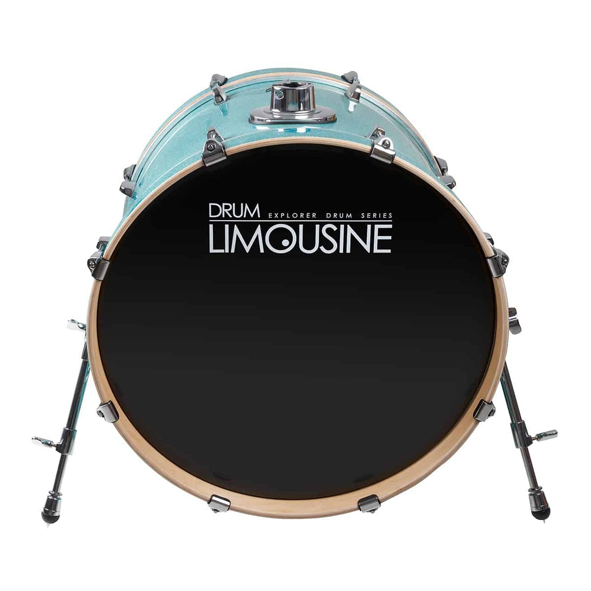 Drum Limousine Explorer 22 BD TS stortromme turquoise sparkle