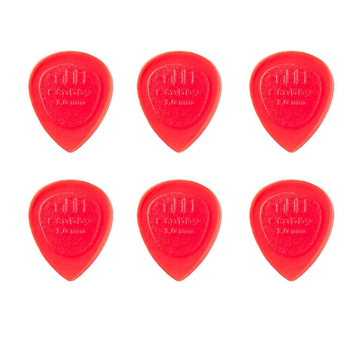 Dunlop Stubby Jazz 1,0 mm plektre (6 stk.)