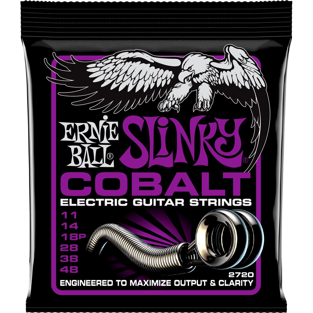 Ernie Ball 2720 Cobalt Power Slinky el-guitar-strenge, 011-048