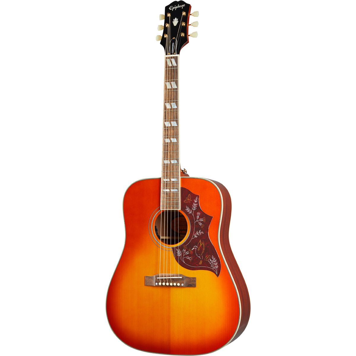 Epiphone Hummingbird western-guitar aged cherry sunburst gloss