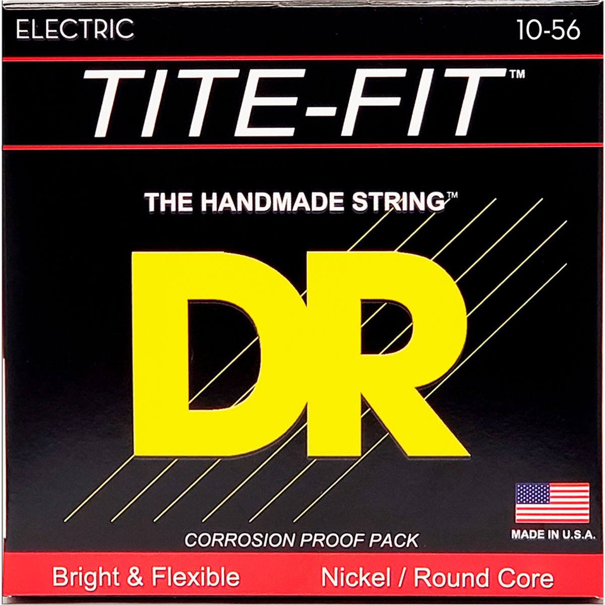 DR strings JH-10 Tite-Fit Jeff Healey el-guitar-strenge, 010-056