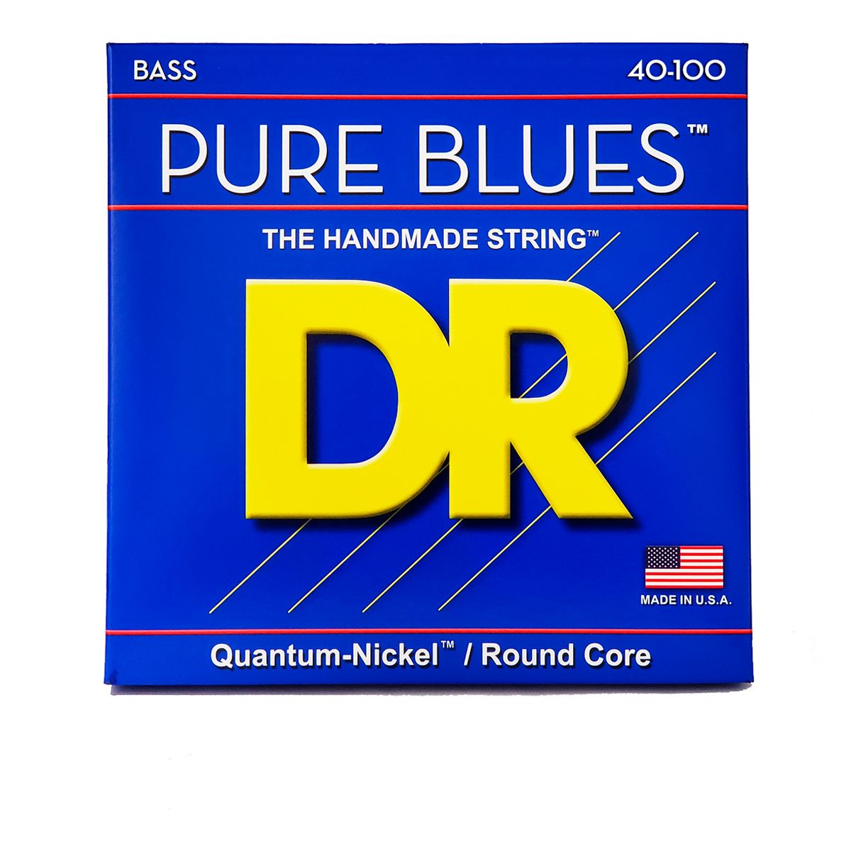 DR Strings PB-40 Pure blues bas-strenge, 040-100