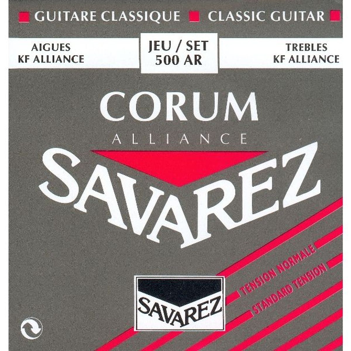 Savarez 500AR Alliance Corum spansk guitar-strenge, rød