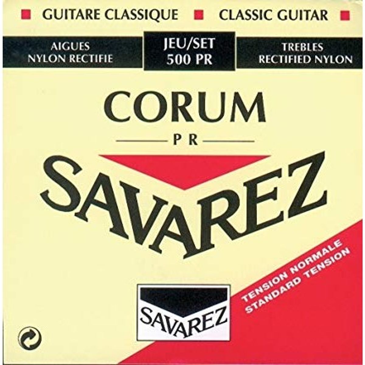 Savarez 500PR Corum spansk guitar-strenge,rød