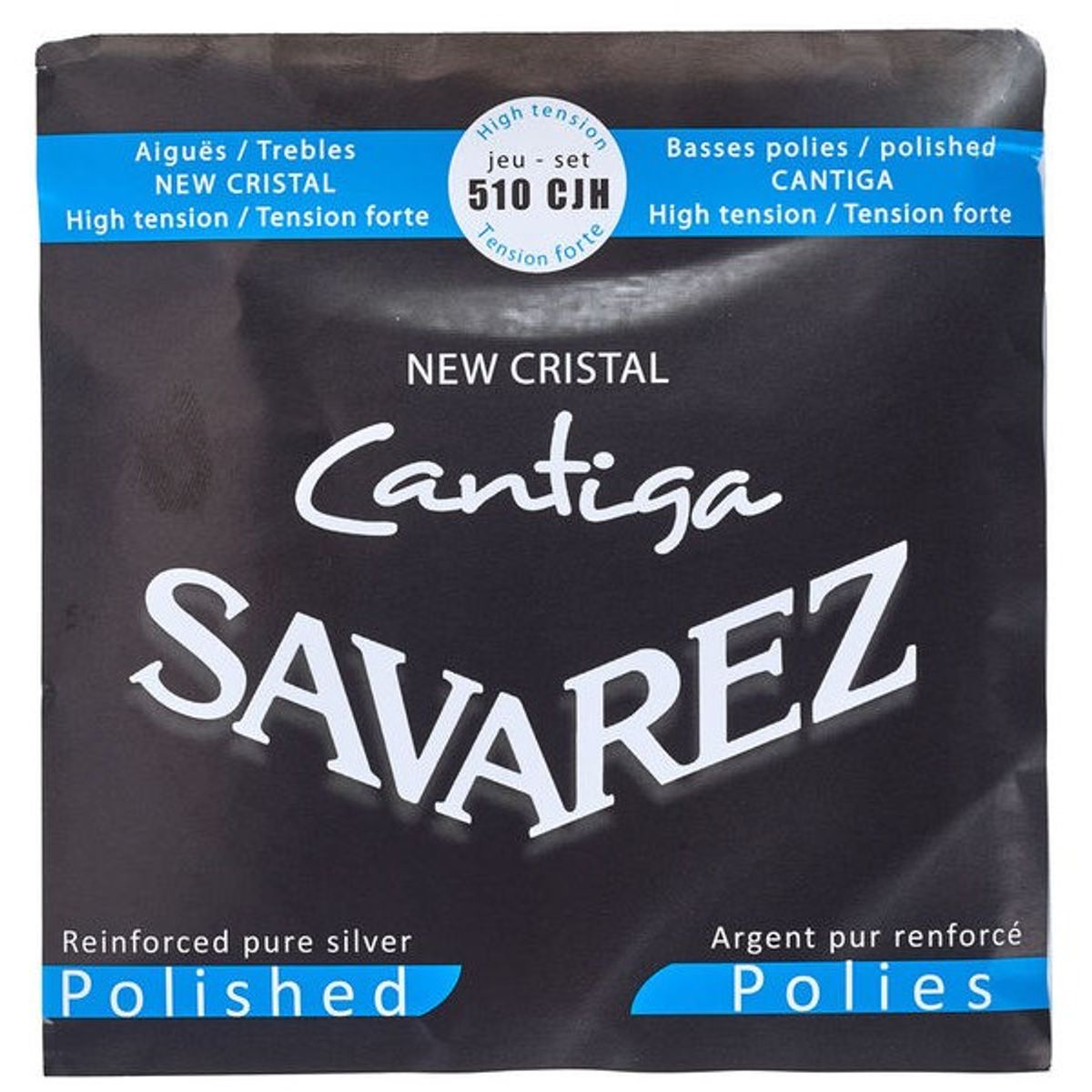 Savarez 510CJH Cristal very high tension spansk guitar-strenge, blå