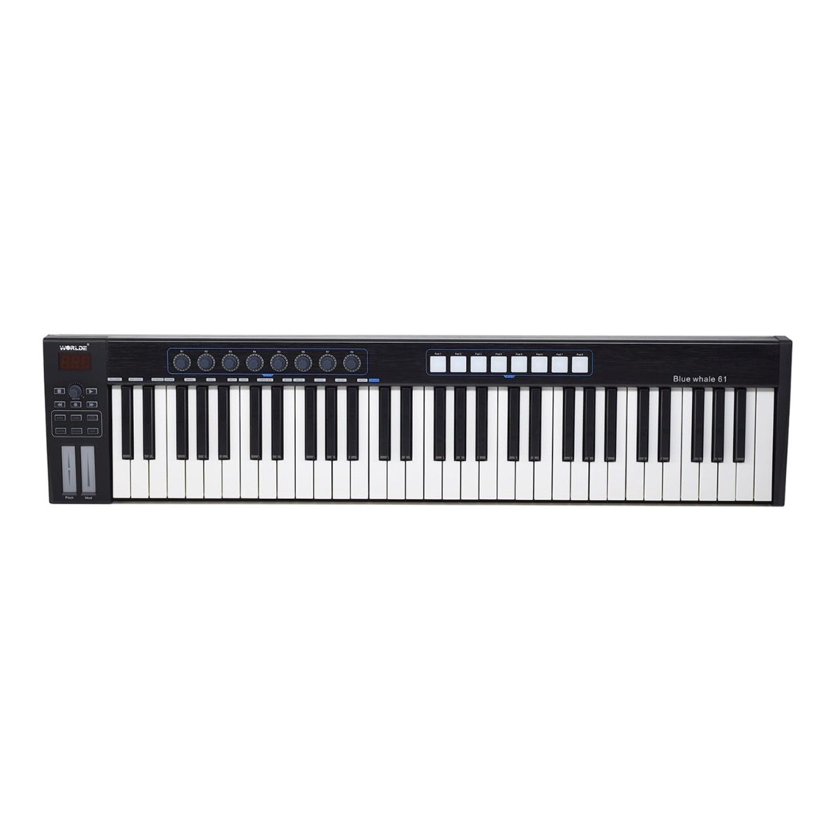 Worlde Blue Whale 61 midi-controller