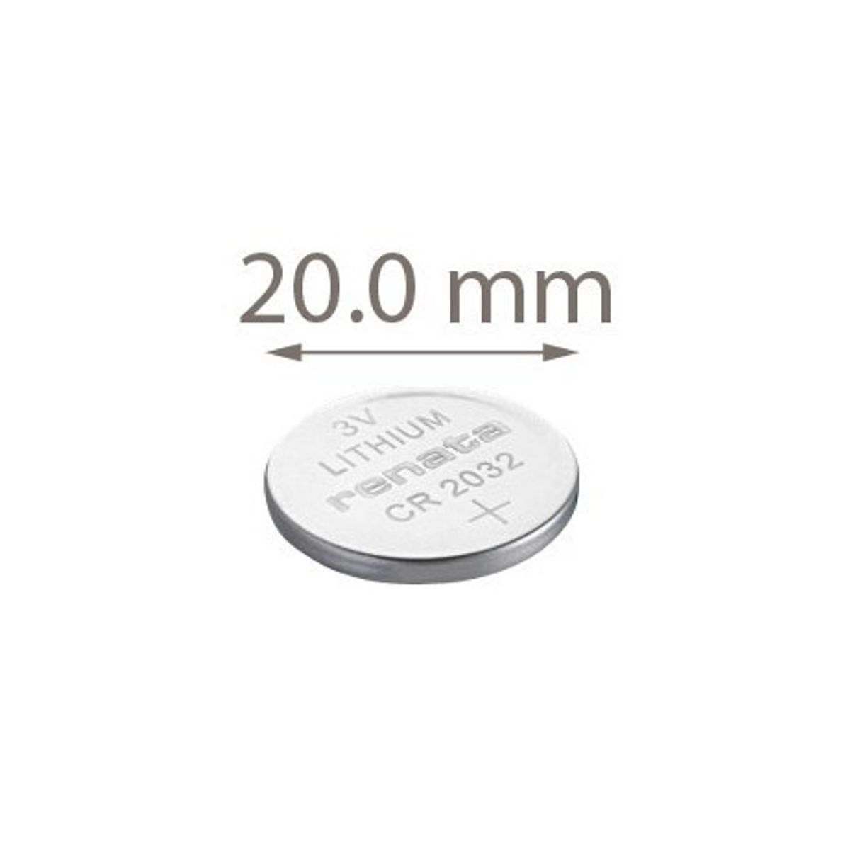 CR2032 lithium-knapcelle-batteri (1 stk.)