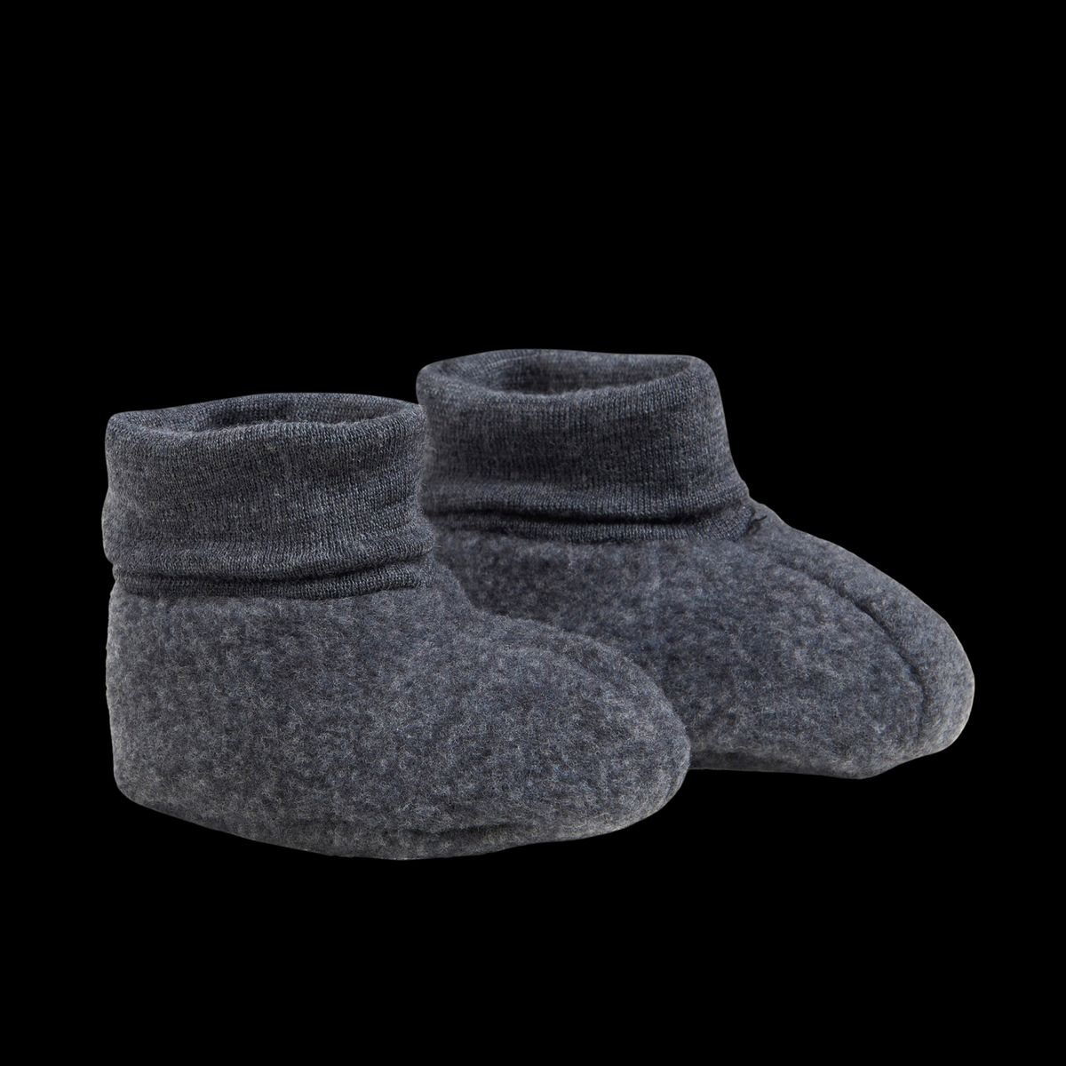 Fixoni Baby Futter i merinould - Dark Grey Melange - 50/56