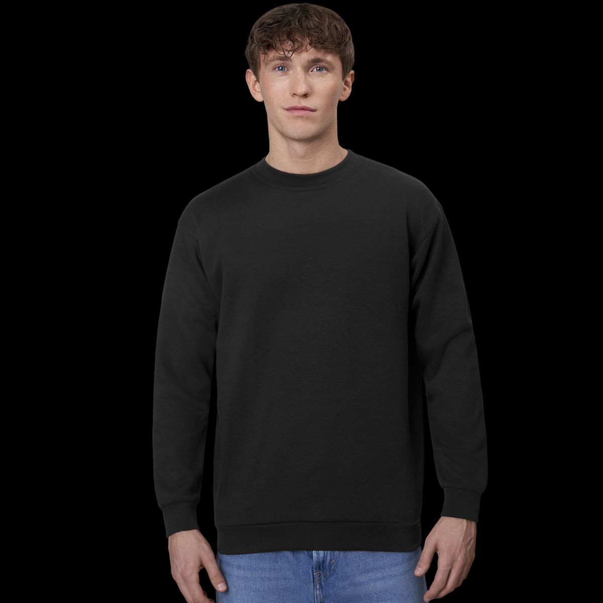 ID Pro Wear Herre Sweatshirt - Sort - 4XL