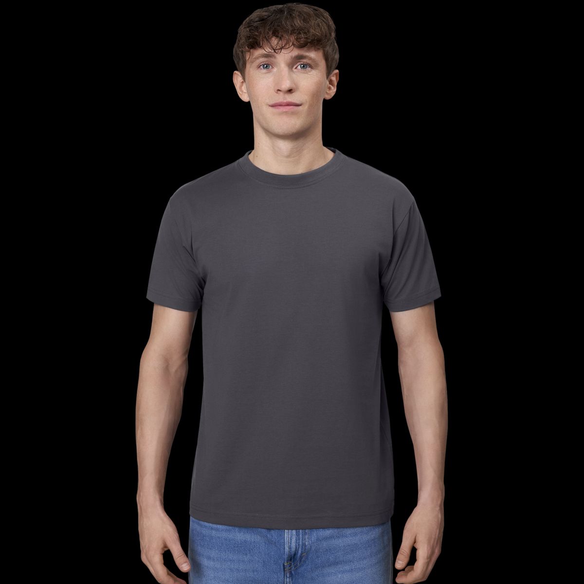 ID Pro Wear Herre T-shirt - Silver Grey - 6XL