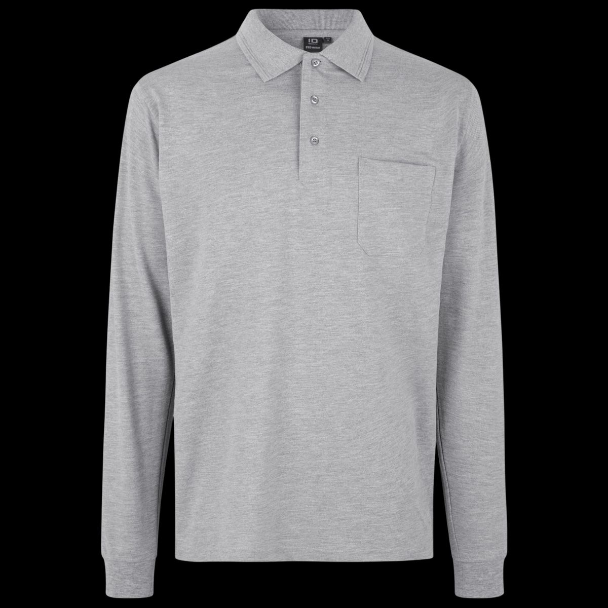 ID Pro Wear Herre Polo - Grey Melange - 2XL