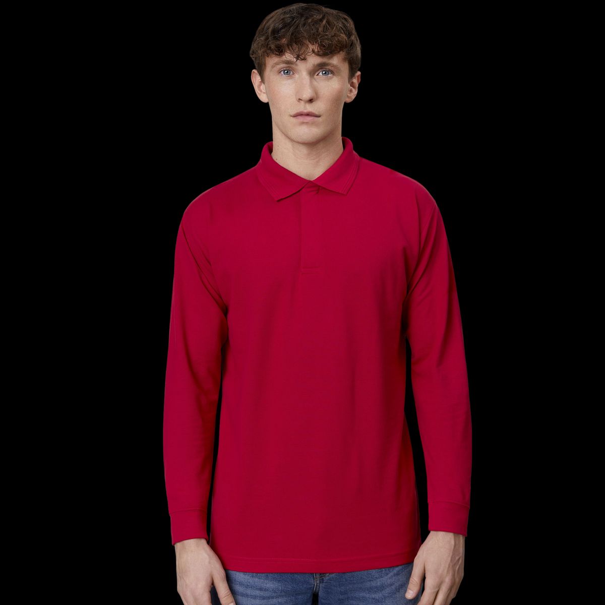 ID Pro Wear Herre Polo - Red - 2XL