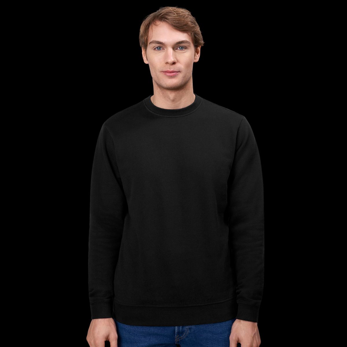 ID Herre Sweatshirt - Sort - 3XL