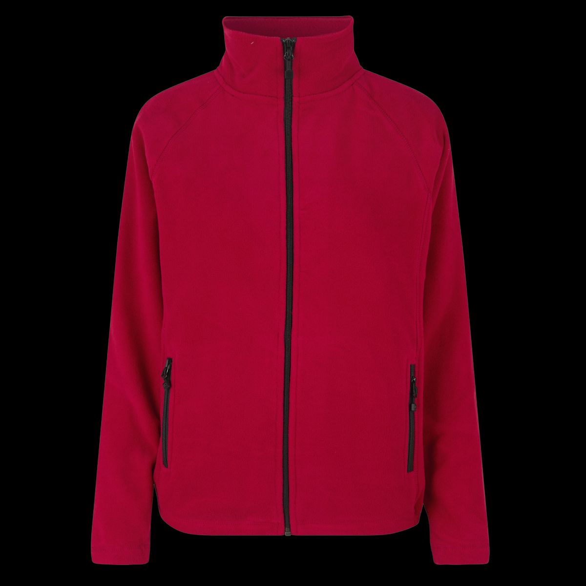 ID Microfleece Dame Fleecejakke - Red - M