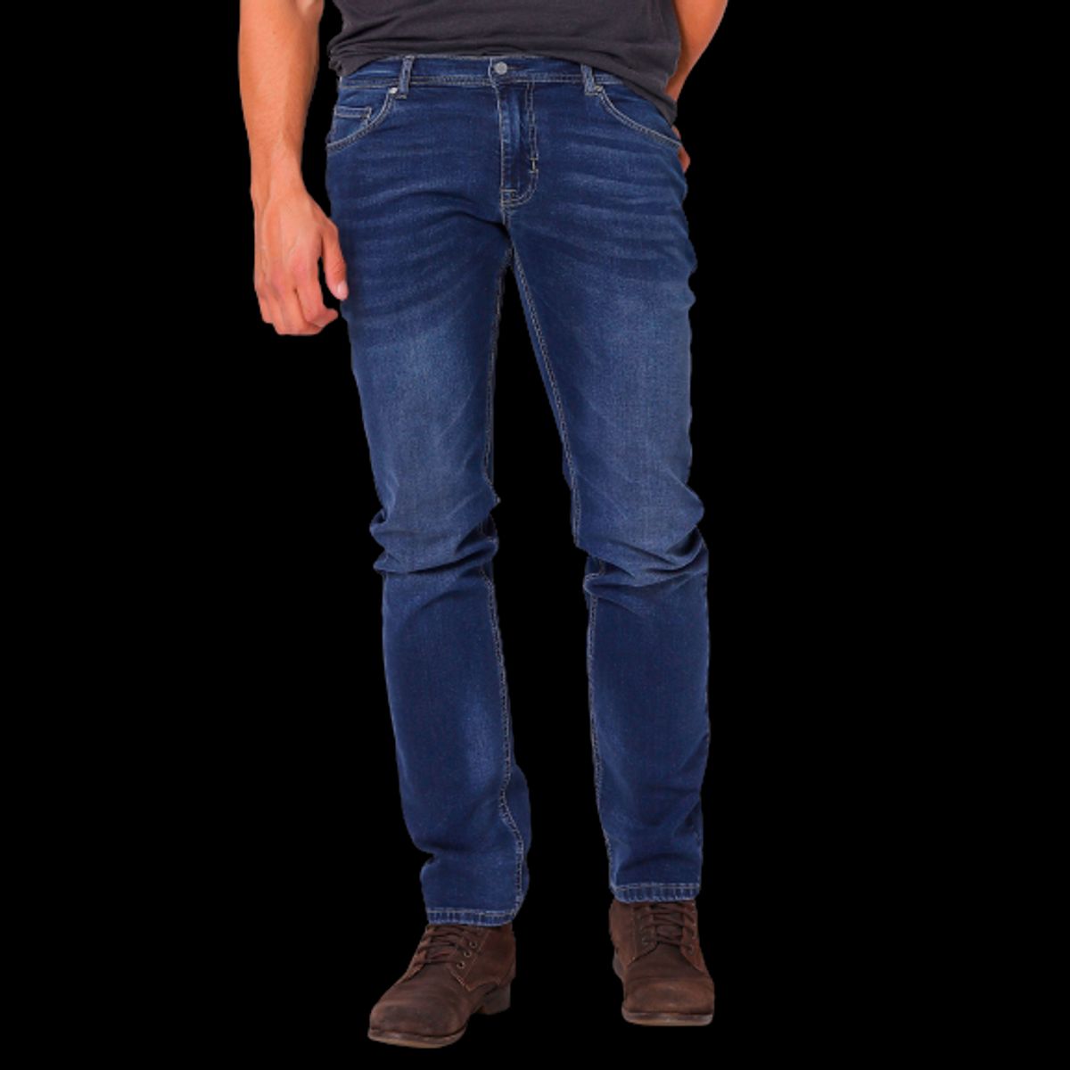 Marcus Flexi Herre Jeans - Blue Texas - 28/30