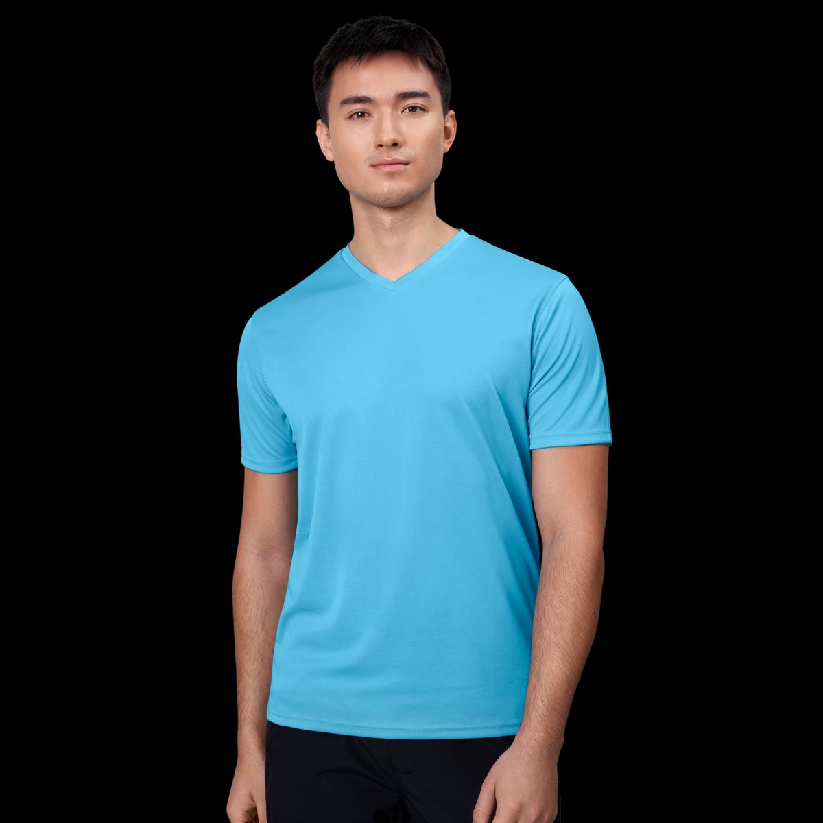 ID Yes Active Herre Trænings t-shirt - Cyan - L