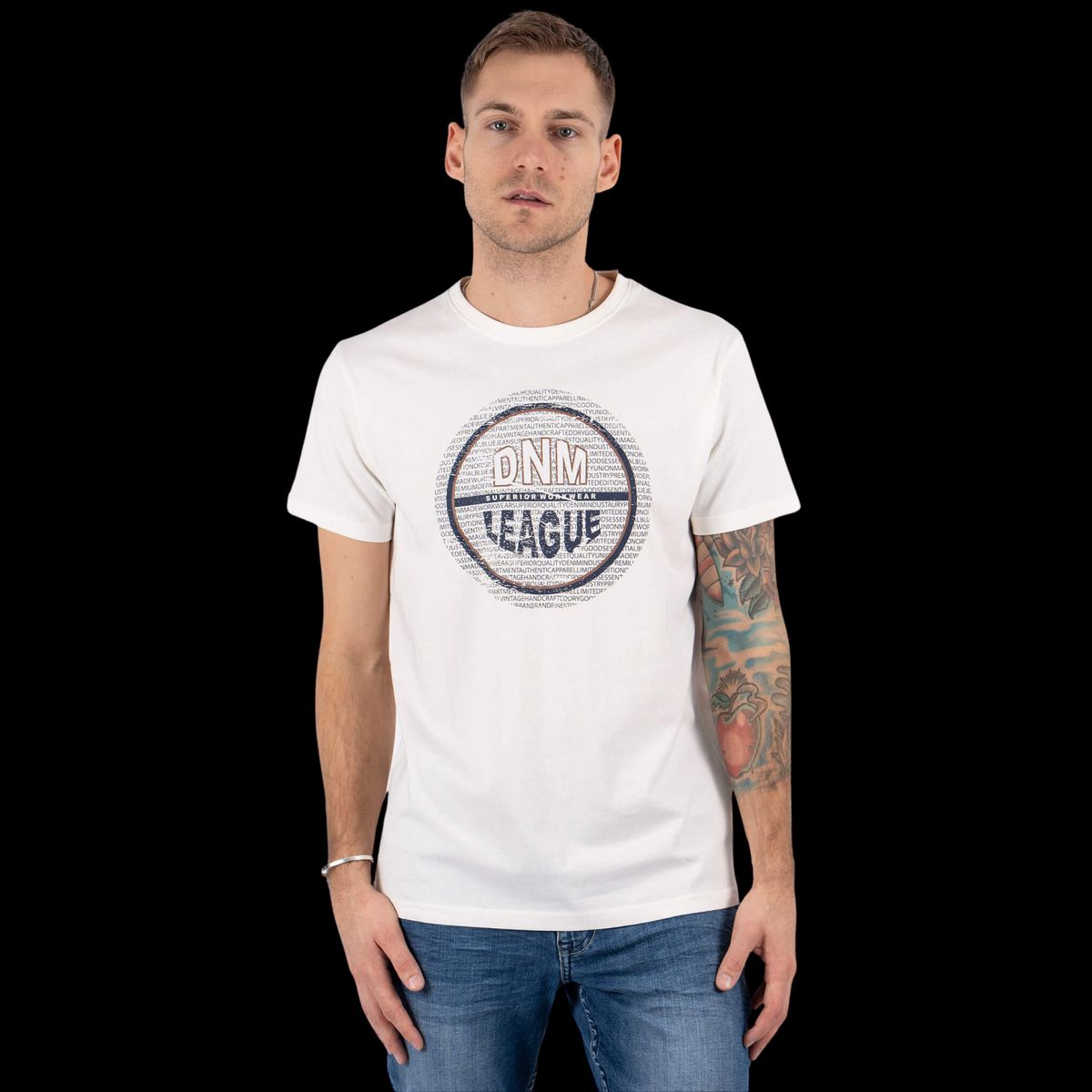 Marcus Jefferson Herre T-shirt - Off White - S