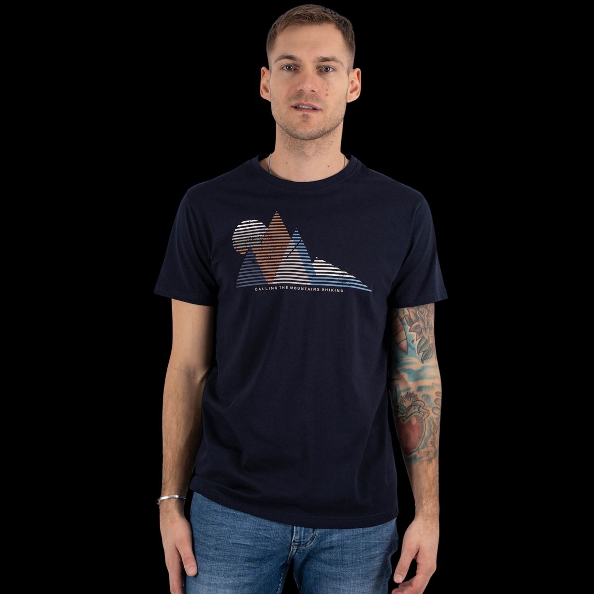 Marcus Draco Herre T-shirt - Night Navy - M