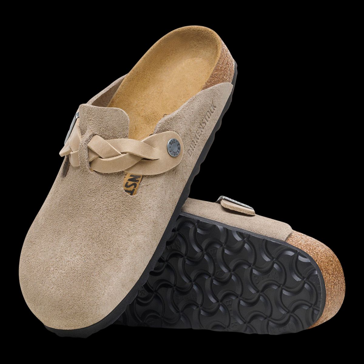 Birkenstock Boston Dame Sandaler - Taupe - 40