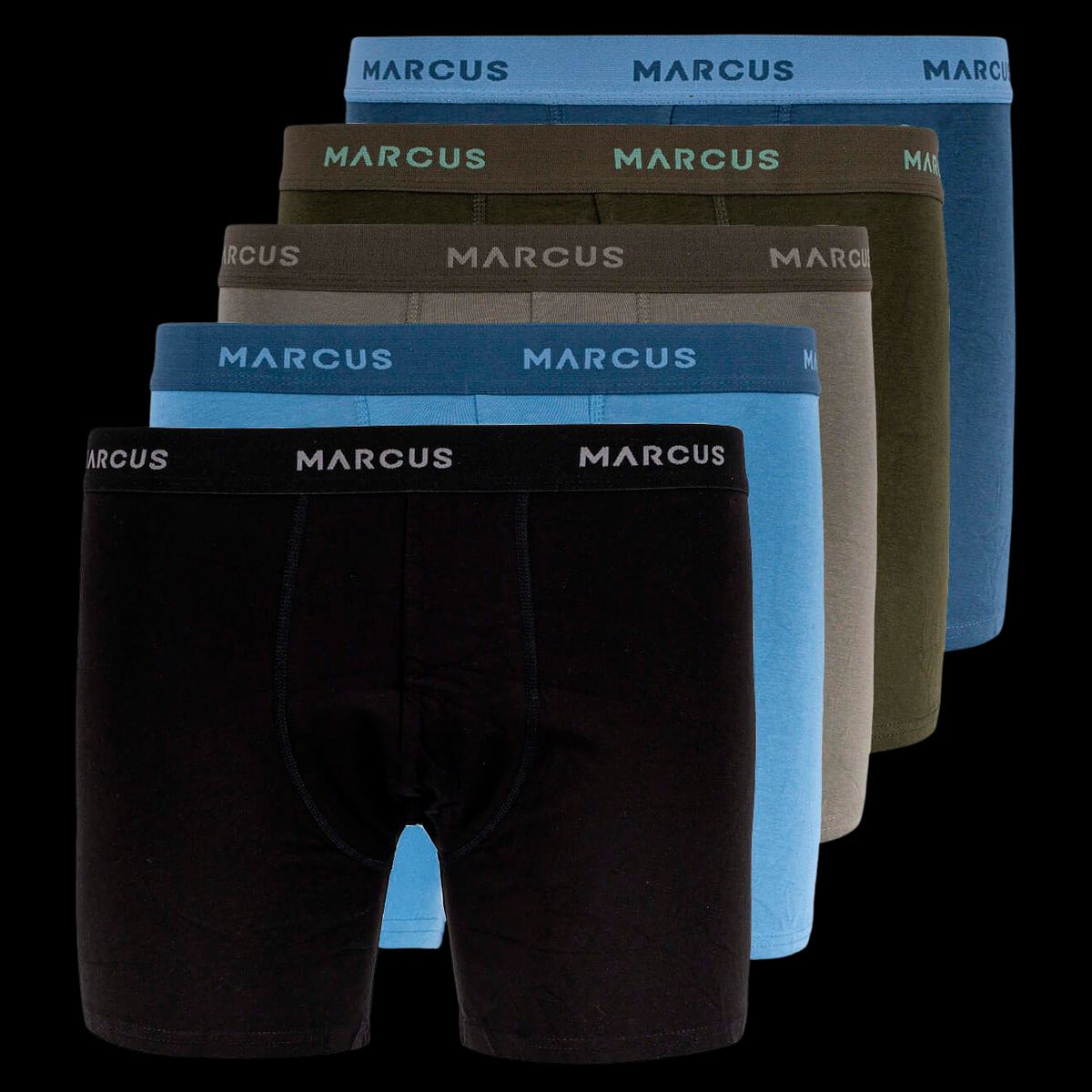 Marcus Roxy Solid Mix Herre Tights - Rivera blue - S