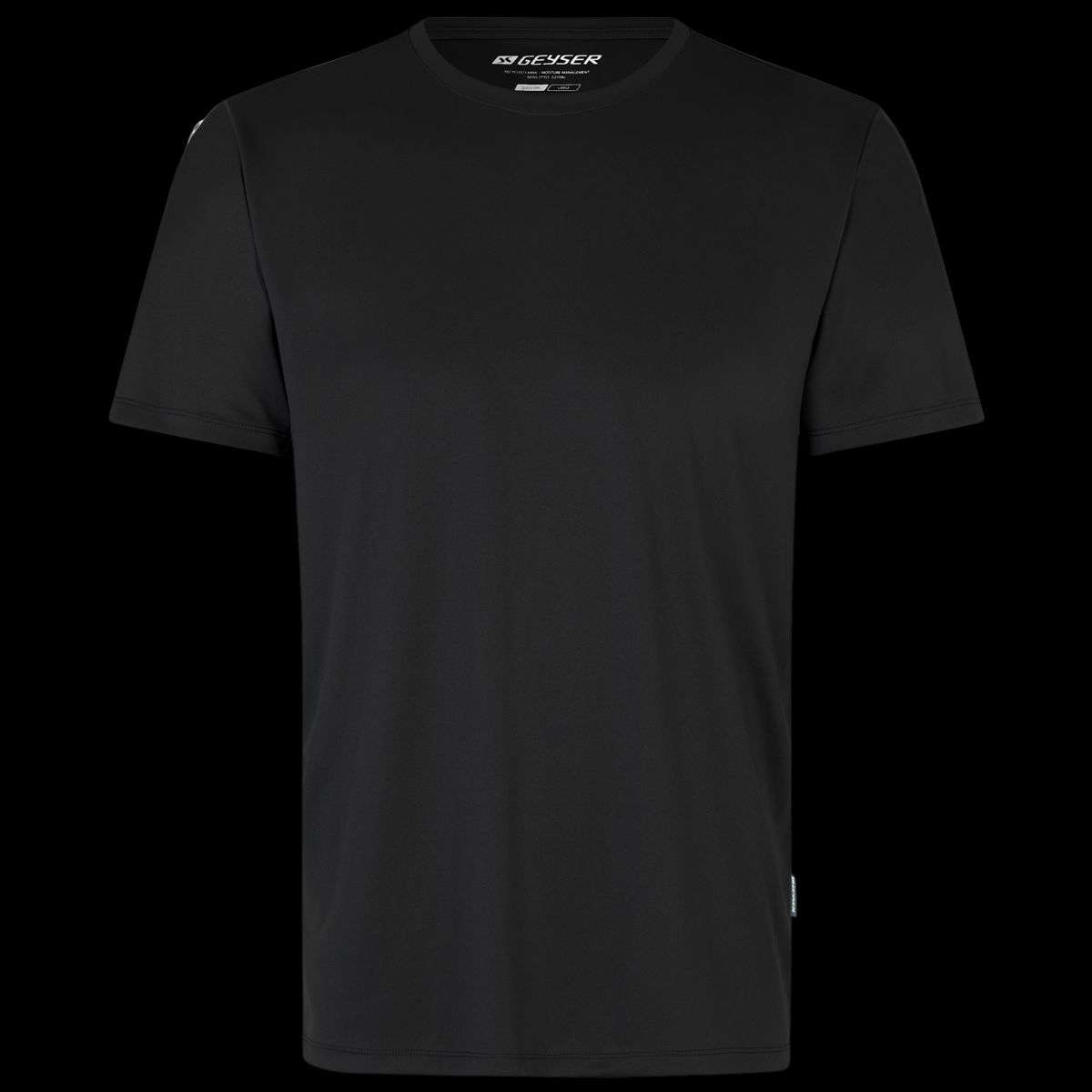 GEYSER by ID Essential Herre Trænings t-shirt - Sort - L