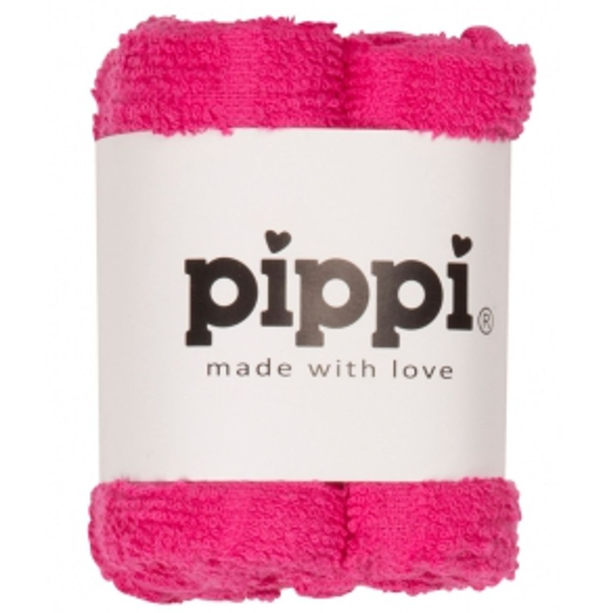 Pippi Baby Vaskeklud - Pink - Onesize