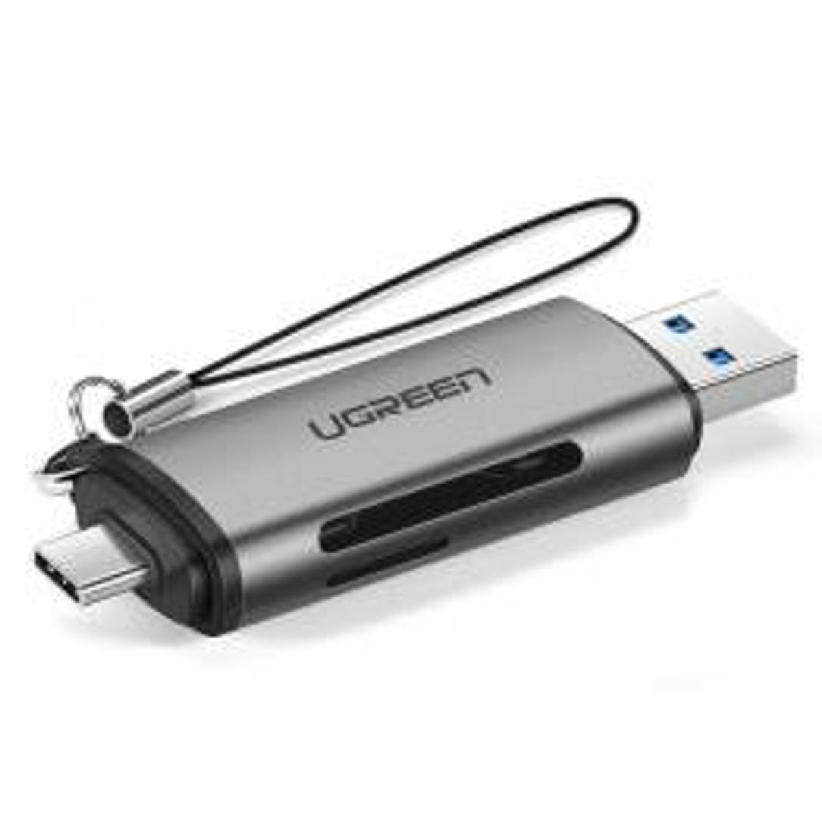 USB-C & USB til SD/MicroSD 5Gbps kortlæser adapter fra Ugreen