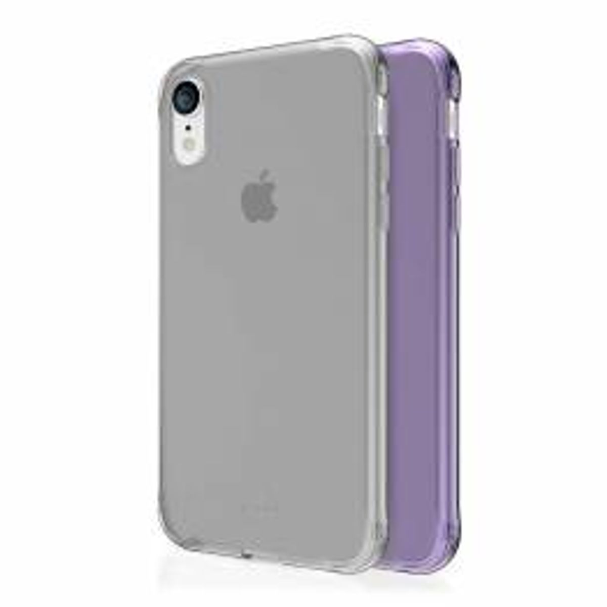 ITSKINS slim silikone Protect Gel iPhone Xr cover dobbelt 2x pakke, Farve Klar & Lyse Lilla