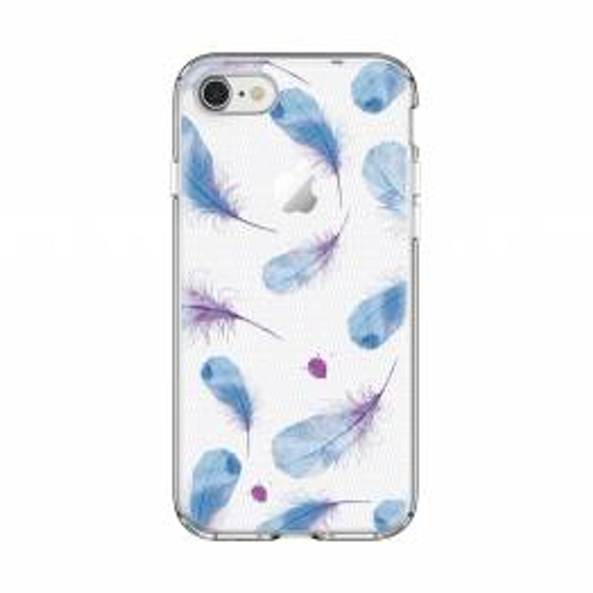 ITSKINS Gel Cover iPhone XR 6,1" med Fjer Print