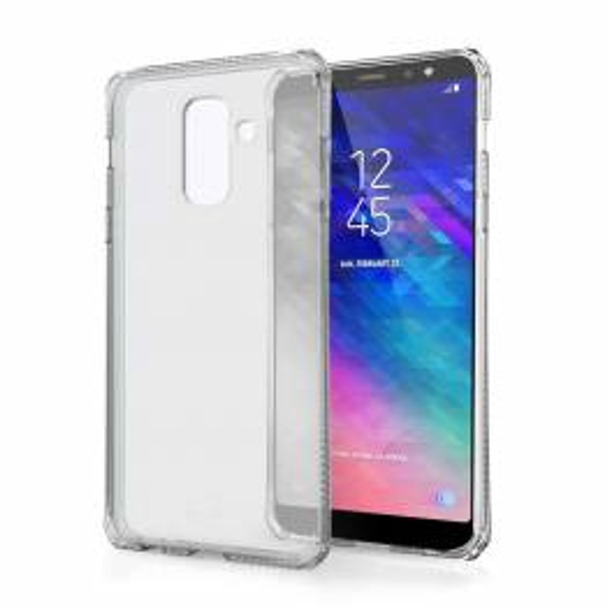 ITSKINS Cover til Samsung Galaxy A6+ Gennemsigtigt