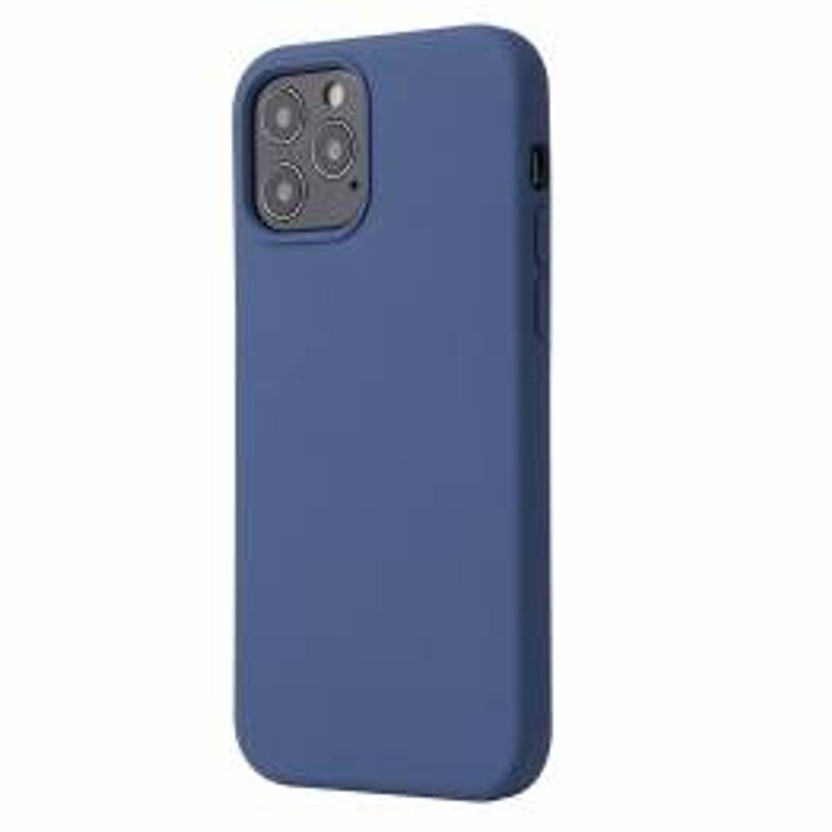 Lækkert iPhone 12 Pro Max silikone cover 6,7" flere farver, Farve Blå