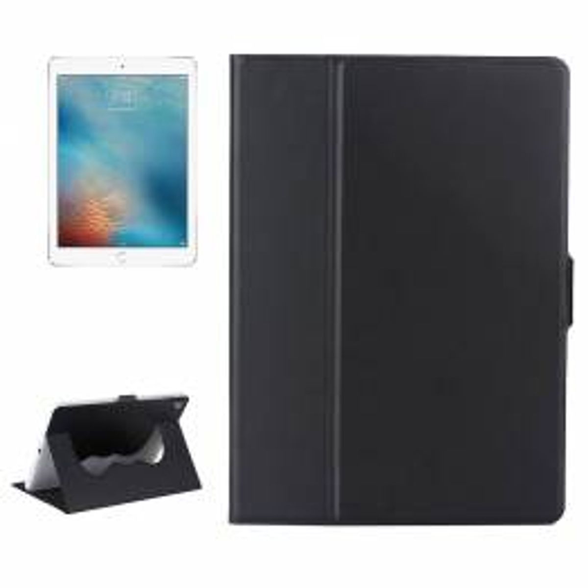 iPad Air 1 og iPad 5/6 smart cover med bagside, Farve Sort