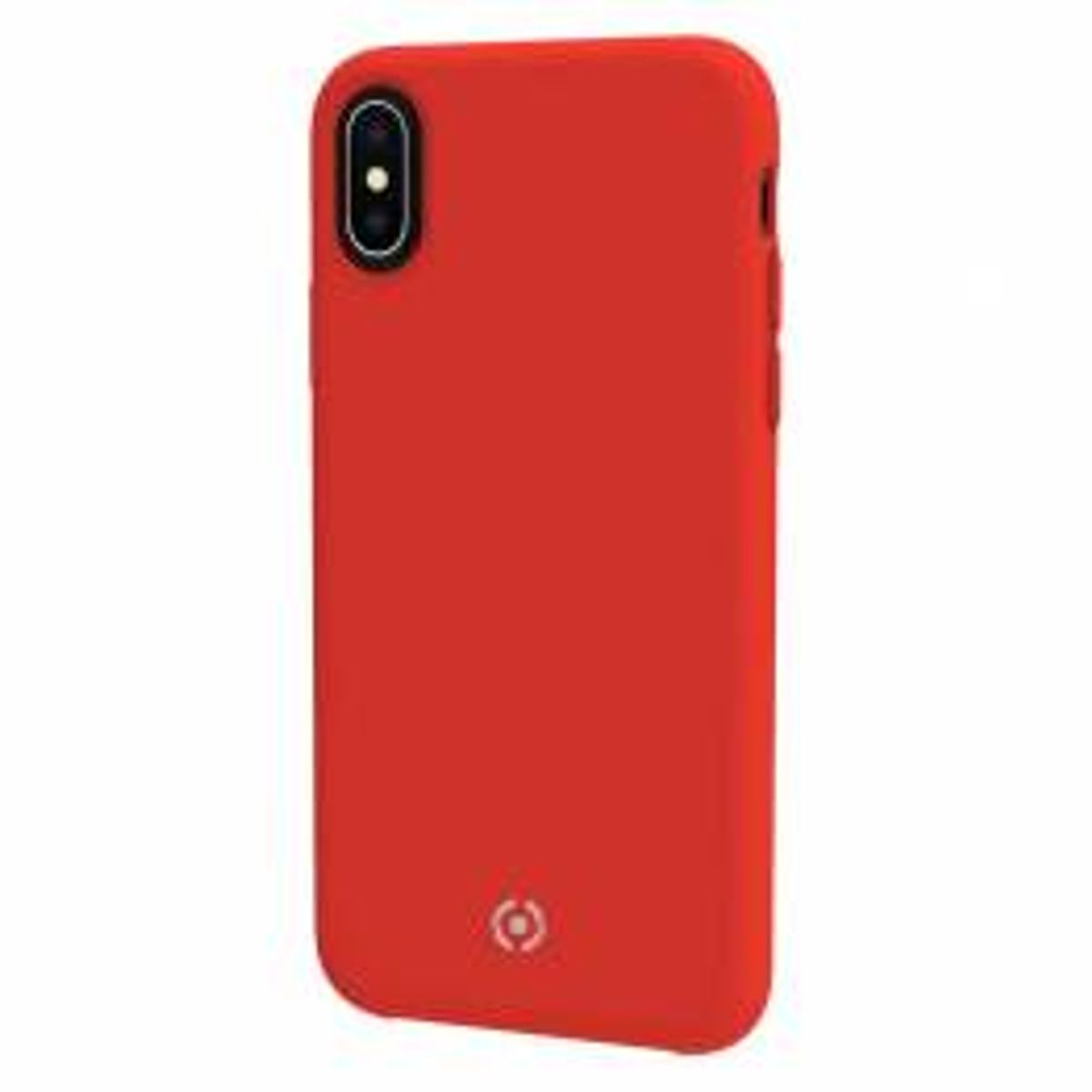 Celly Feeling iPhone X/Xs Silikone Cover, Rød