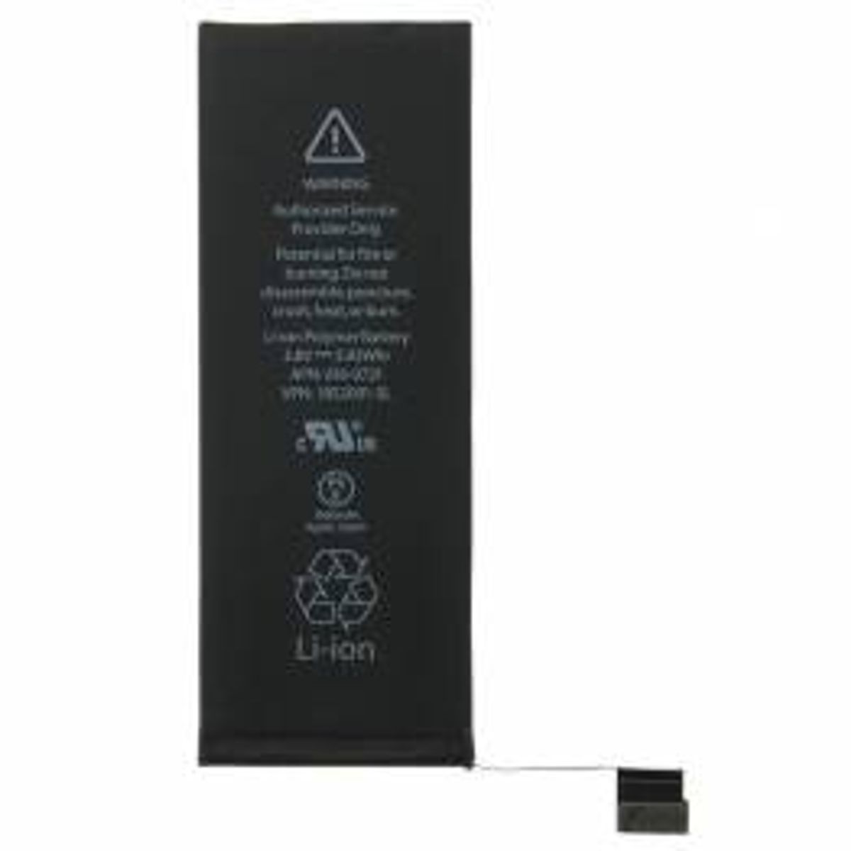 iPhone 5s batteri 1560mAh høj kvalitet