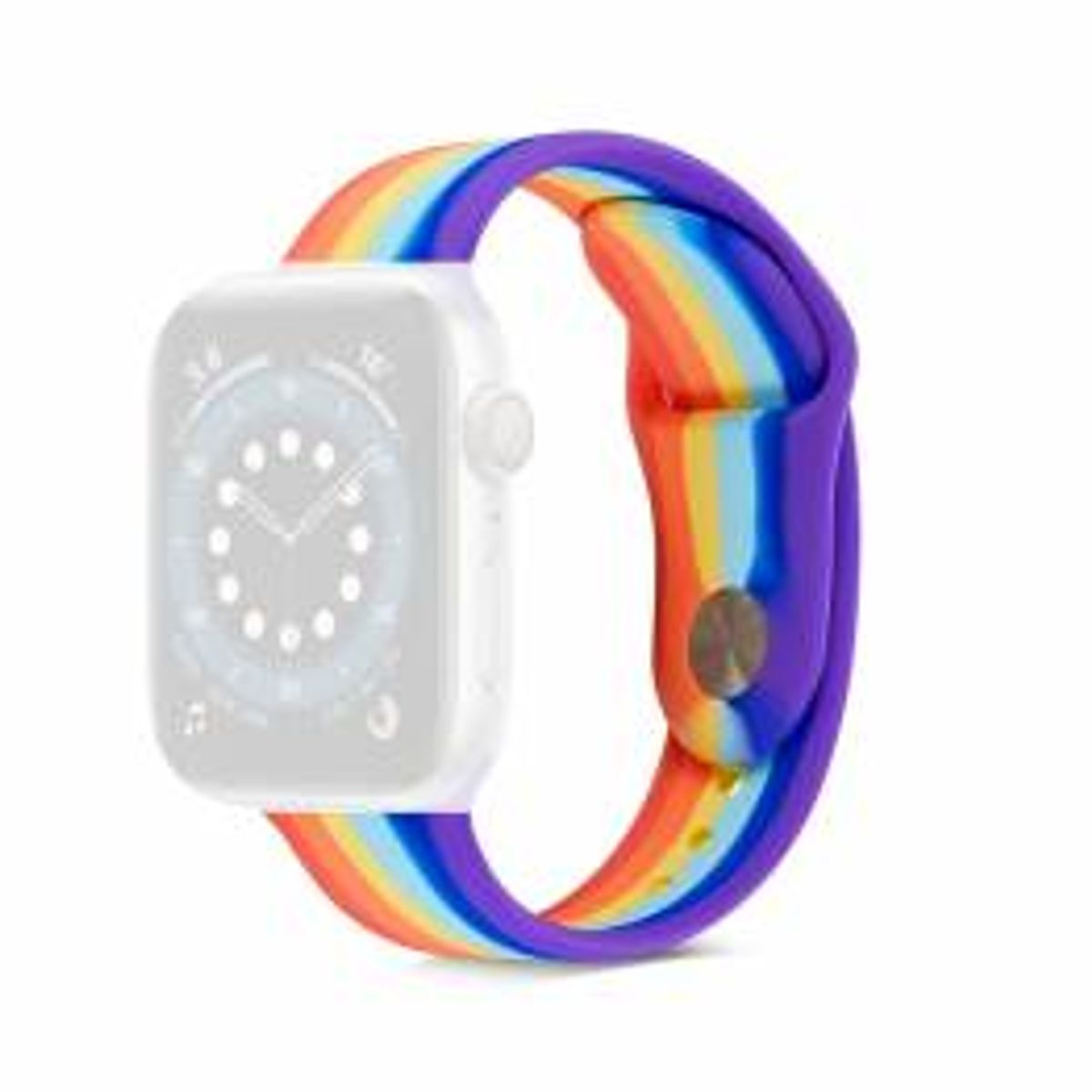 Apple Watch rem i silikone 38/40/41/42mm - Rainbow