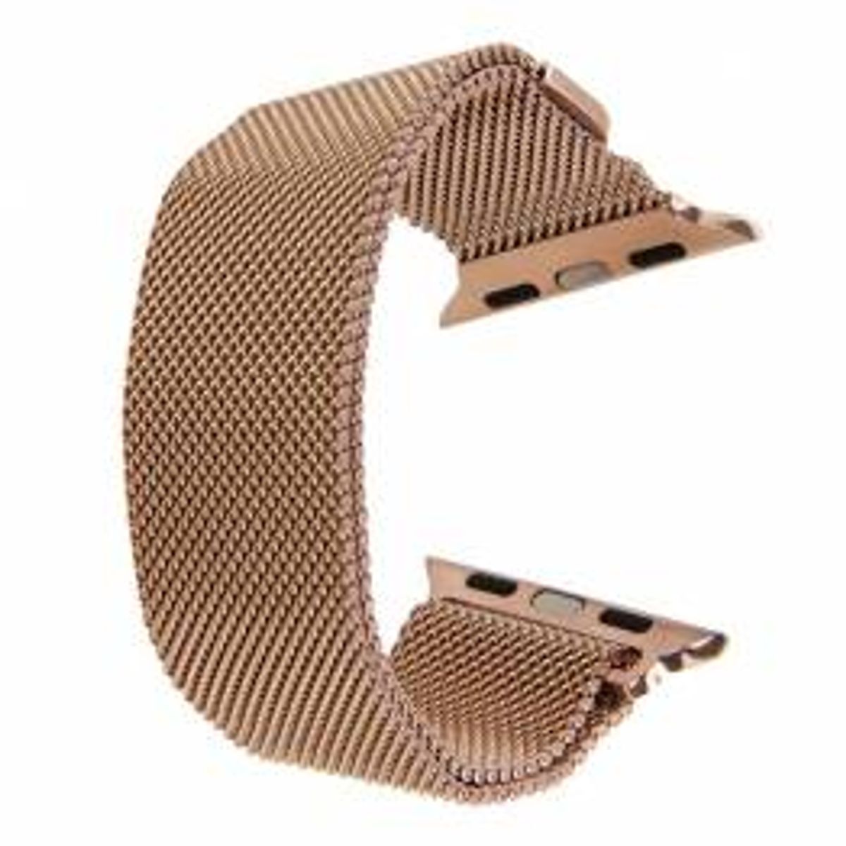 Magnetisk Milanorem i metal til Apple Watch - flere flotte farver, Størrelse 38, 40, 41 & 42mm, Farve Rose Gold