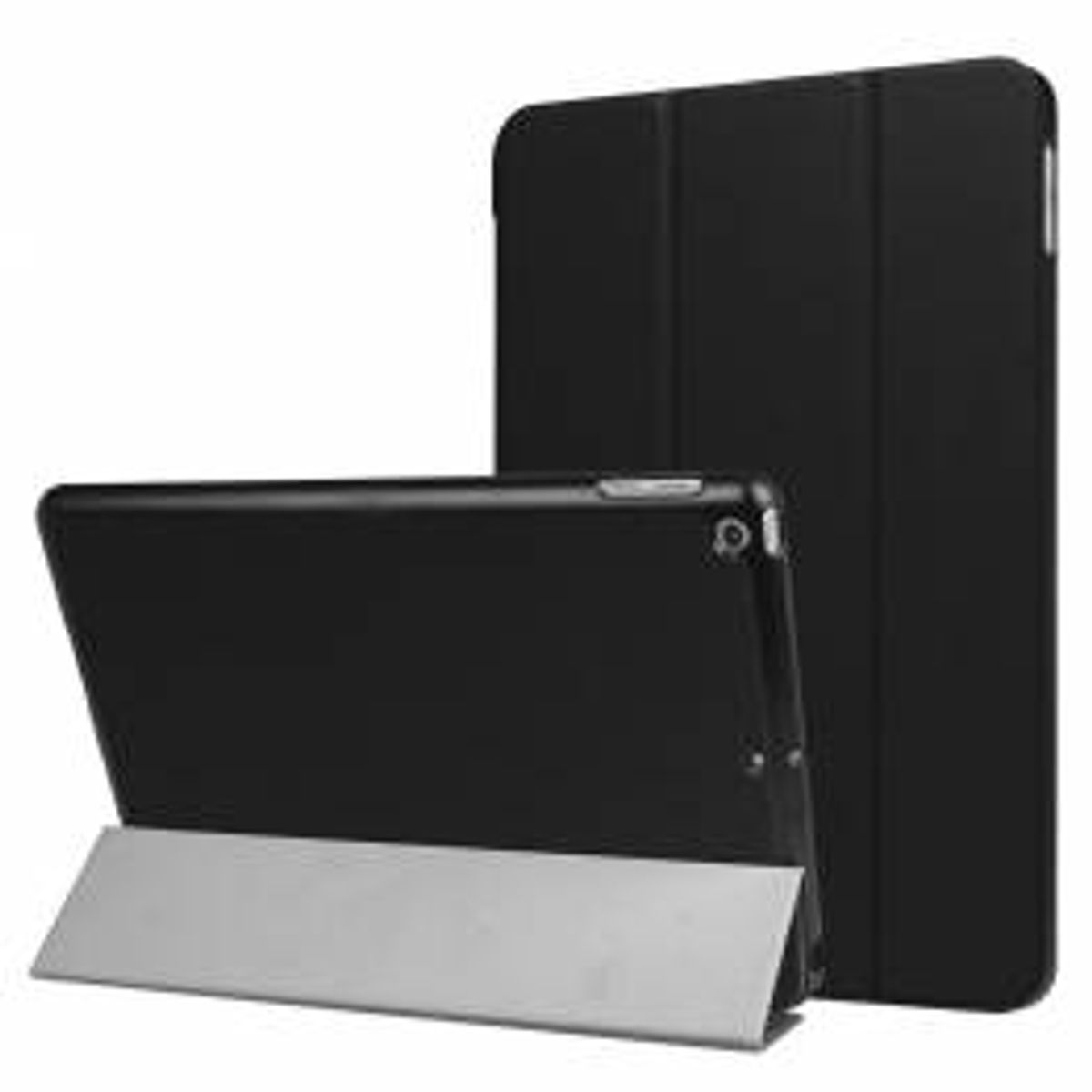 iPad 5/6 cover med bagside og smart magnet, Farve Sort