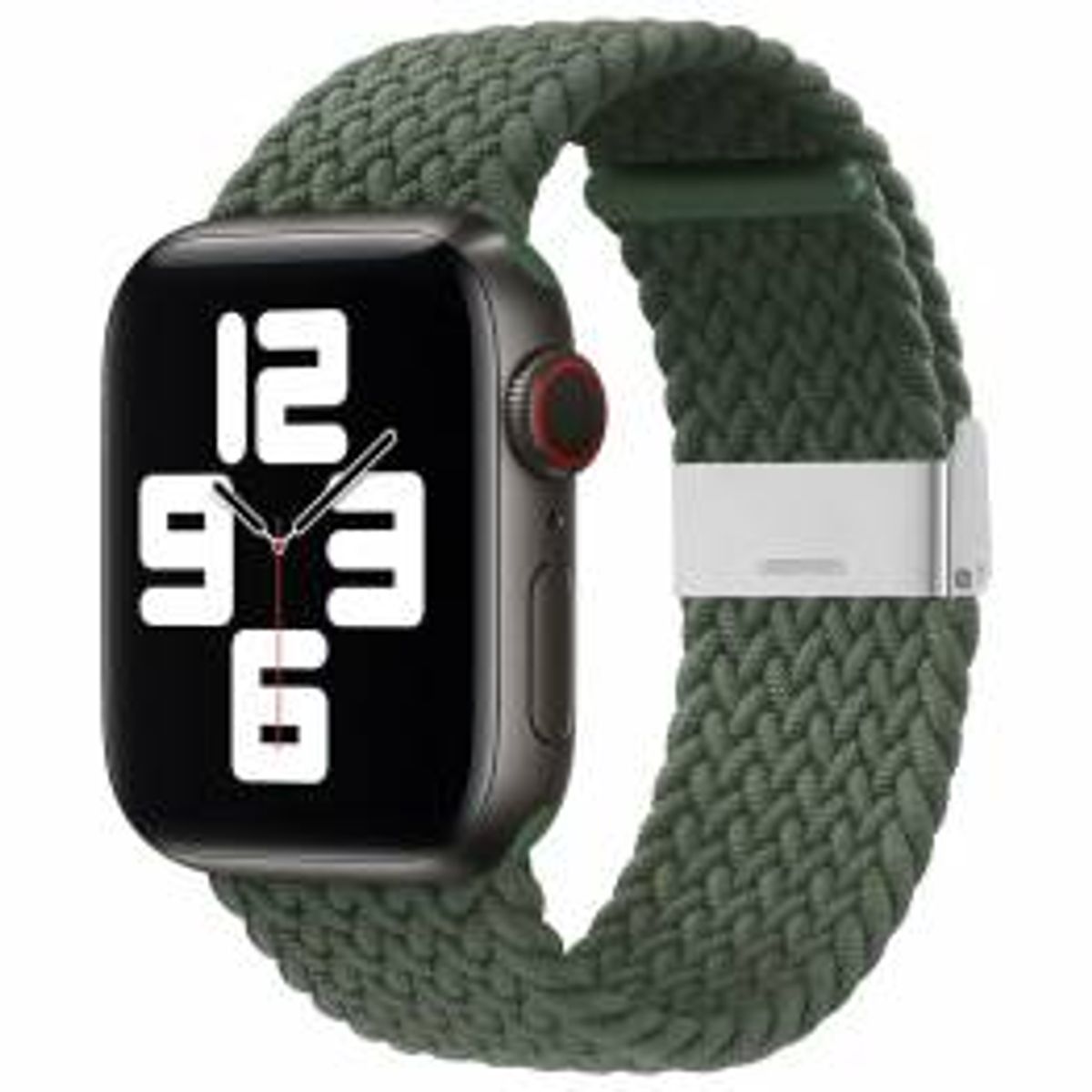 Justerbar flettet Apple Watch rem 38/40/41/42mm - Grøn