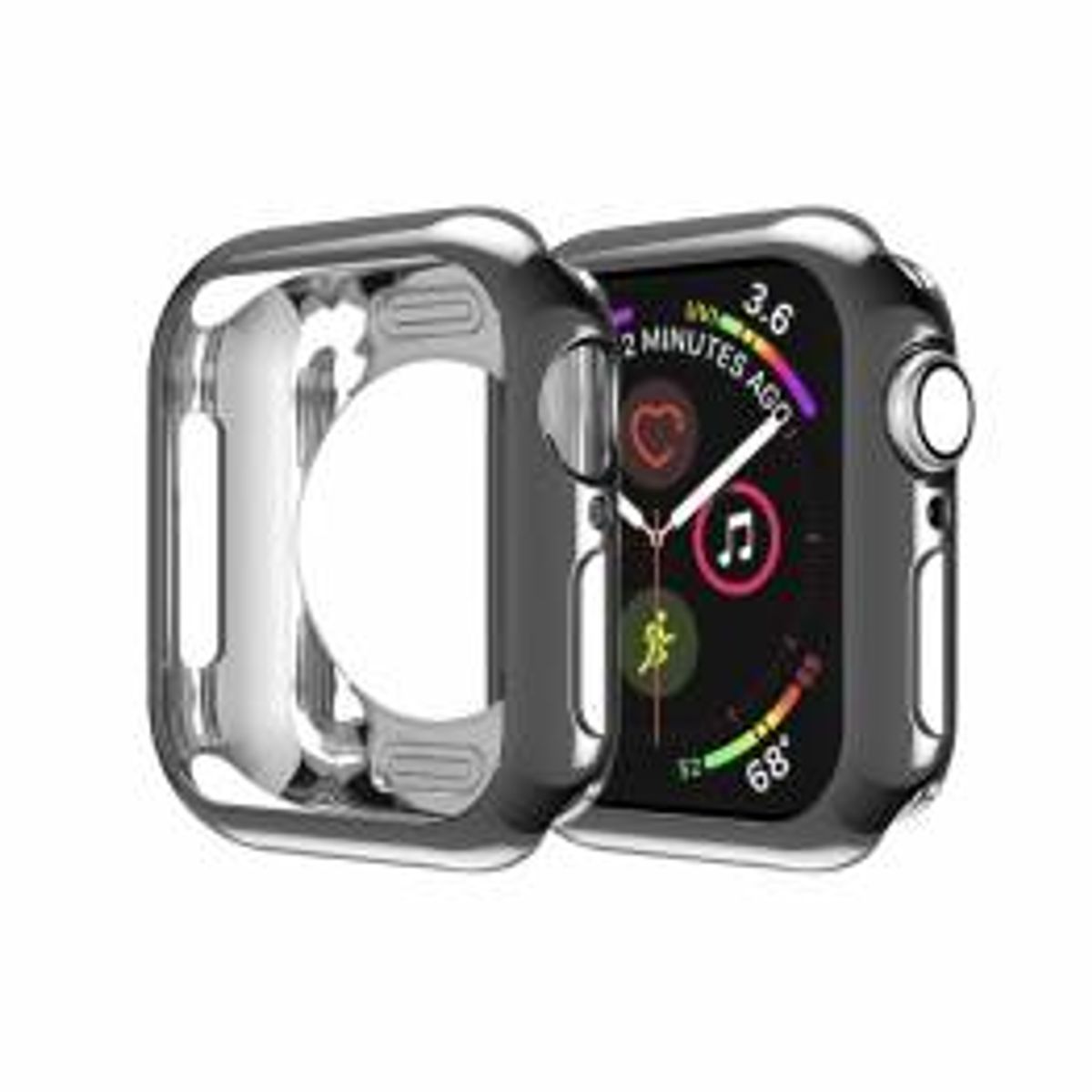 Apple Watch cover 4/5/6/SE 44mm - Sort