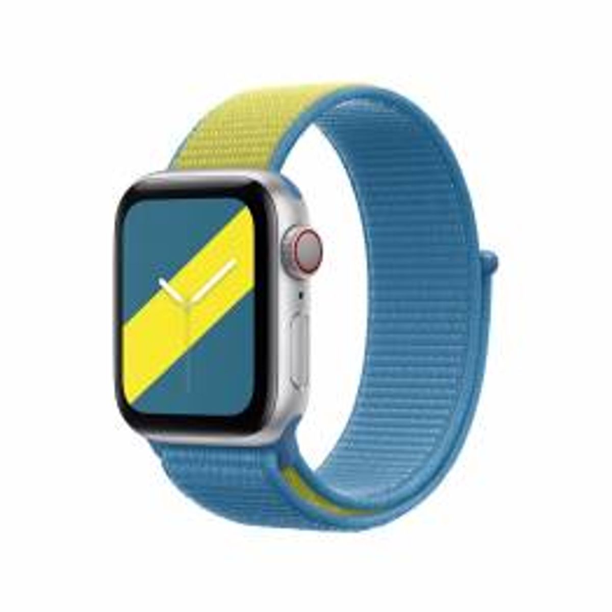 Apple Watch loopback rem 38/40/41/42mm - Blå og gul