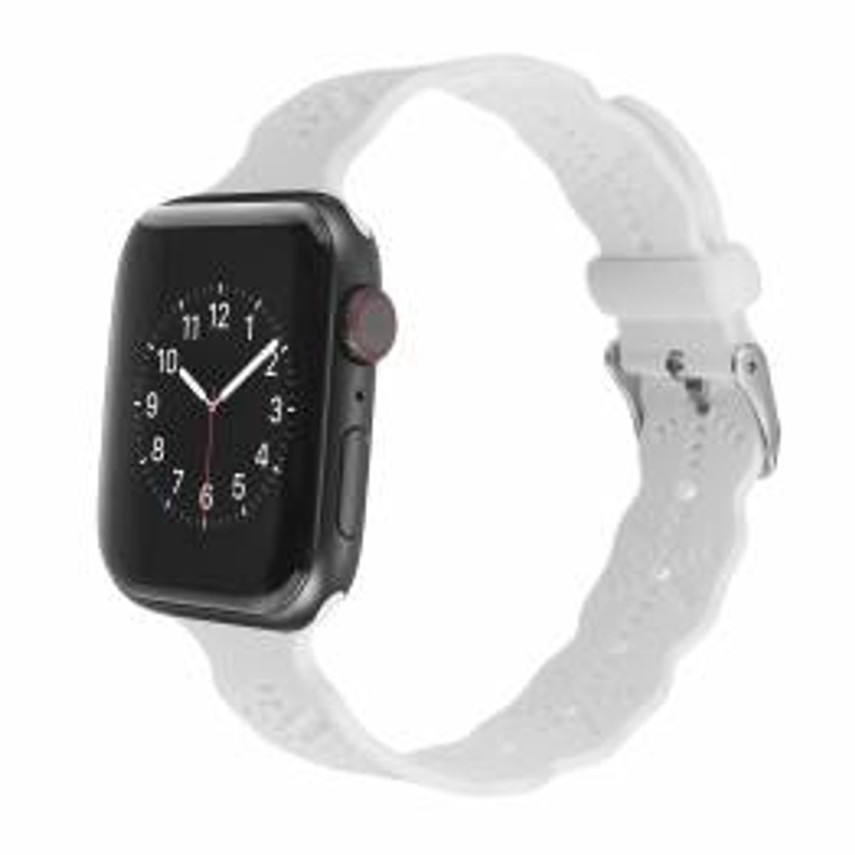 Apple Watch silikone rem 38/40/41/42mm - snefnug - Hvid