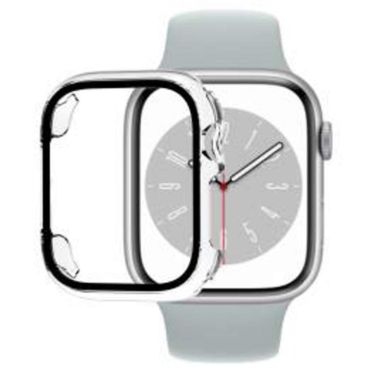 Apple Watch 7/8 cover - 41mm - Gennemsigtig