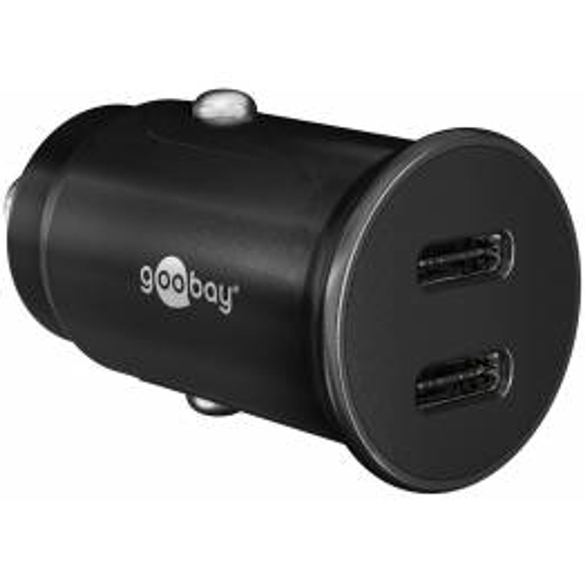 Goobay dual biloplader med 2x USB-C PD - 30W