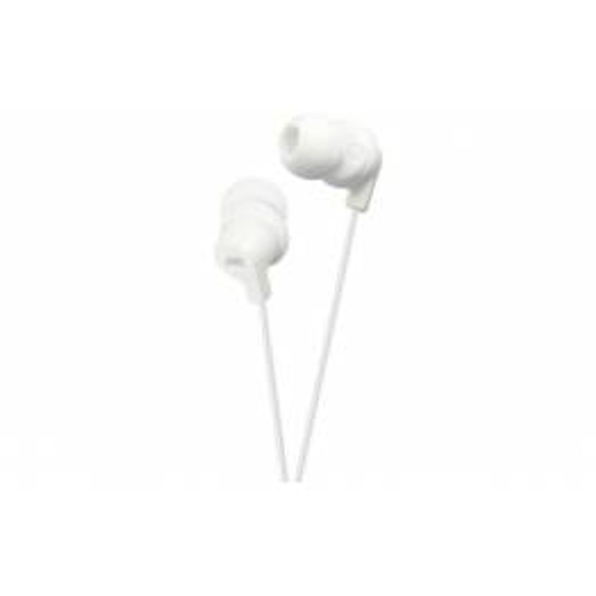 JVC farvestrålende in-ear høretelefoner - Hvid