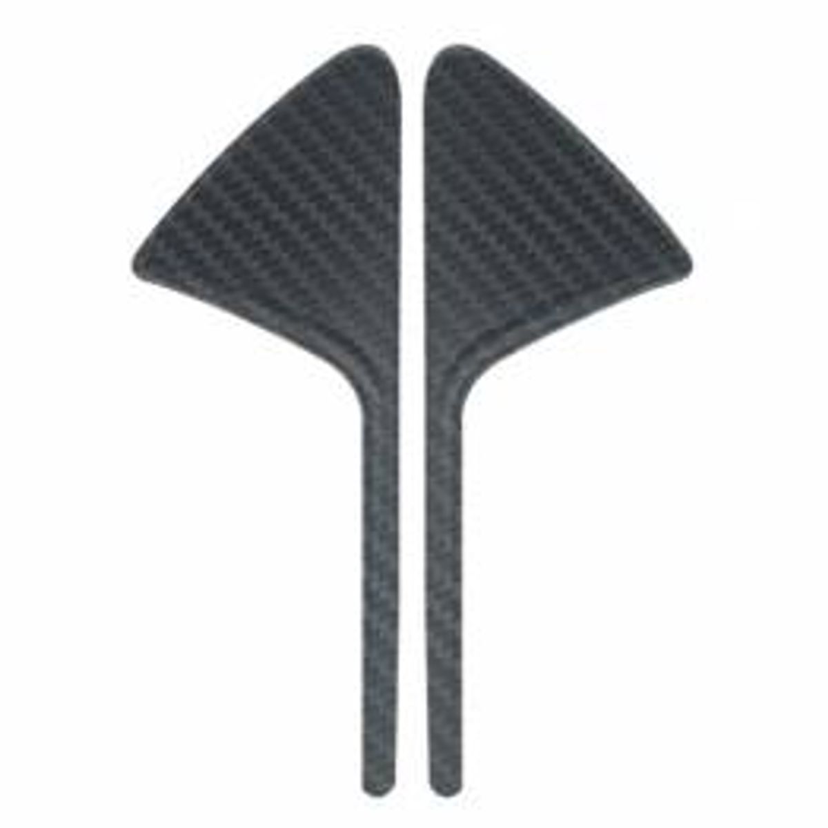 Cover til sidekamera til Tesla Model 3/Y/X/S - 2 stk - Mat carbon look