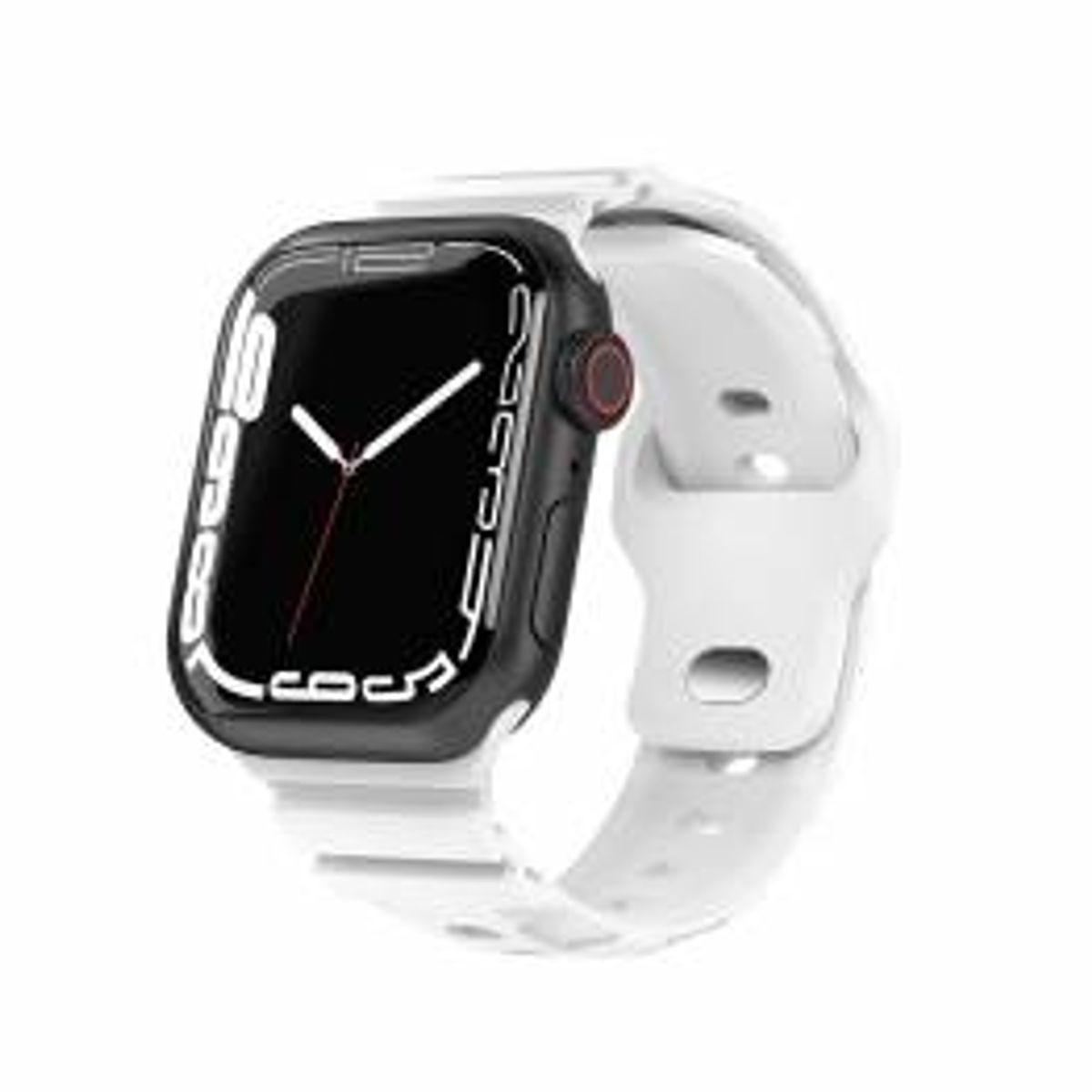 Sport silikone rem til Apple Watch 44/45/46/49mm - Hvid