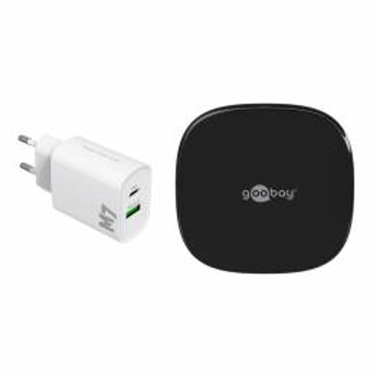 Qi oplader til iPhone med Quick Charge og M7 20W Dual oplader